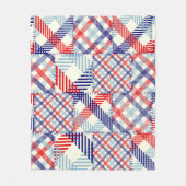Klassisches Kariertes Muster: Muster für Quadrate Fleecedecke (Vorderseite)