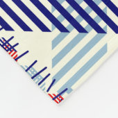 Klassisches Kariertes Muster: Muster für Quadrate Fleecedecke (Ecke)