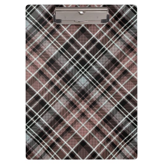 Klassisches Kariertes Tartan Klemmbrett (Vorderseite)