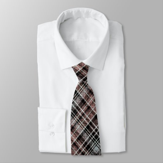 Klassisches Kariertes Tartan Krawatte (Gebunden)