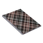 Klassisches Kariertes Tartan Notizblock (Rechte Seite)