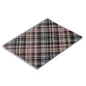 Klassisches Kariertes Tartan Notizblock (Linke Seite)