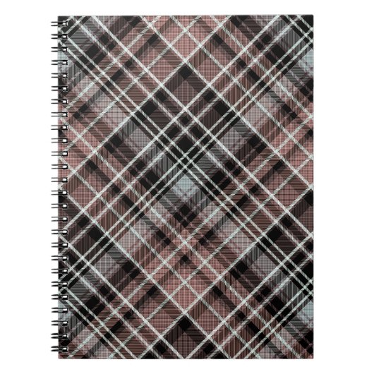 Klassisches Kariertes Tartan Notizblock (Vorderseite)