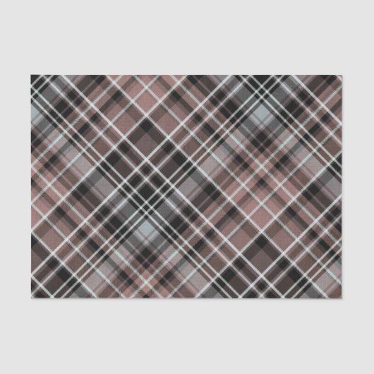 Klassisches Kariertes Tartan Seidenpapier (Vorderseite)