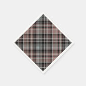 Klassisches Kariertes Tartan Serviette (Ecke)