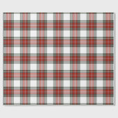 Klassisches Kariertes Weihnachtsmuster Geschenkpapier (Flach)