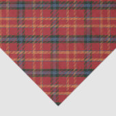 Klassisches Kariertes Weihnachtszettel Seidenpapier (Ausschnitt)