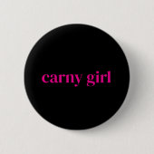 Klassisches Karneval Mädchen Button (Vorderseite)