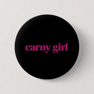 Klassisches Karneval Mädchen Button