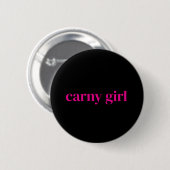 Klassisches Karneval Mädchen  Button (Vorne & Hinten)