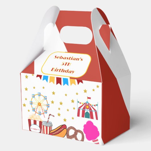 Klassisches Karneval-Party Geschenkschachtel (Vorderseite)