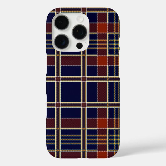 Klassisches Karo Case-Mate iPhone Hülle (Rückseite)