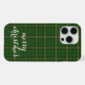 Klassisches Karo Frohe Weihnachten Festlich - iPhone Hülle (Rückseite (Horizontal))