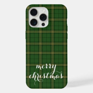 Klassisches Karo Frohe Weihnachten Festlich -  iPhone 15 Pro Max Hülle