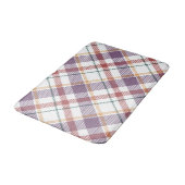 Klassisches Karomuster Badematte (Schrägansicht)