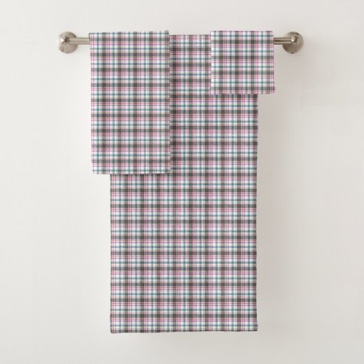 Klassisches Karomuster Badhandtuch Set (Insitu)
