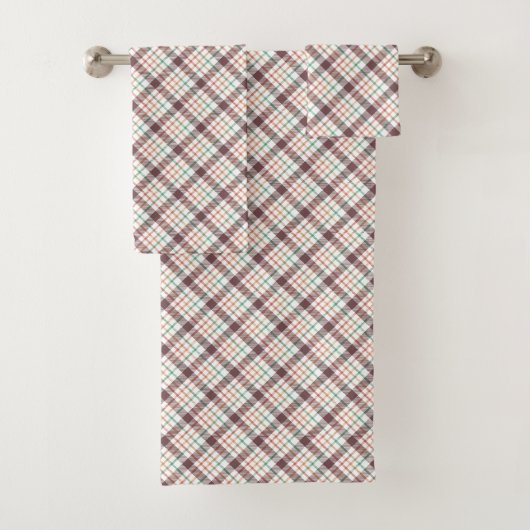 Klassisches Karomuster Badhandtuch Set (Insitu)