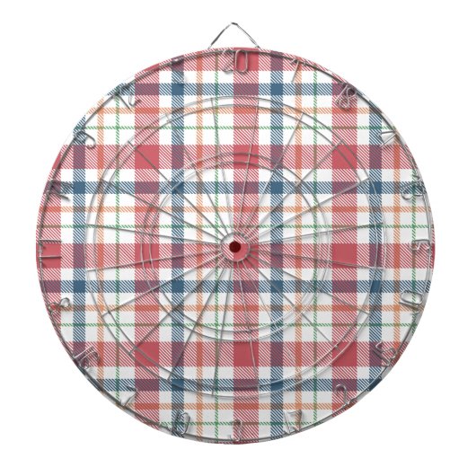 Klassisches Karomuster Dartscheibe (vorne)
