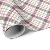 Klassisches Karomuster Geschenkpapier (Rolleneckpunkt)