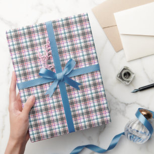 Klassisches Karomuster Geschenkpapier