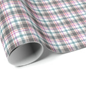 Klassisches Karomuster Geschenkpapier (Rolleneckpunkt)