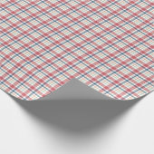 Klassisches Karomuster Geschenkpapier (Ecke)