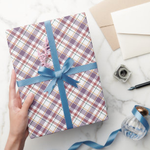 Klassisches Karomuster Geschenkpapier