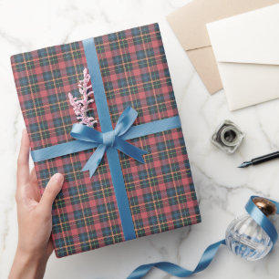 Klassisches Karomuster Geschenkpapier