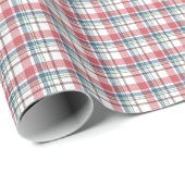Klassisches Karomuster Geschenkpapier (Rolleneckpunkt)
