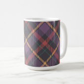 Klassisches Karomuster Kaffeetasse (VorderseiteRechts)
