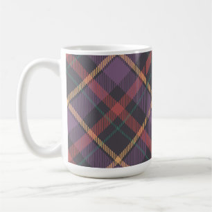 Klassisches Karomuster Kaffeetasse