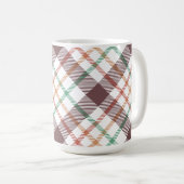 Klassisches Karomuster Kaffeetasse (VorderseiteRechts)