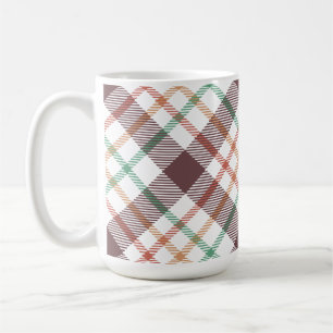Klassisches Karomuster Kaffeetasse