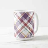 Klassisches Karomuster Kaffeetasse (VorderseiteRechts)