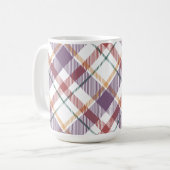 Klassisches Karomuster Kaffeetasse (Vorderseite Links)