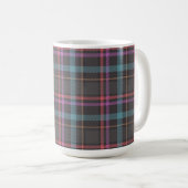 Klassisches Karomuster Kaffeetasse (VorderseiteRechts)