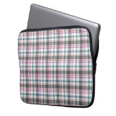 Klassisches Karomuster Laptopschutzhülle (Vorderseite Links)