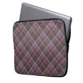 Klassisches Karomuster Laptopschutzhülle (Vorderseite Links)