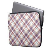 Klassisches Karomuster Laptopschutzhülle (Vorderseite Links)
