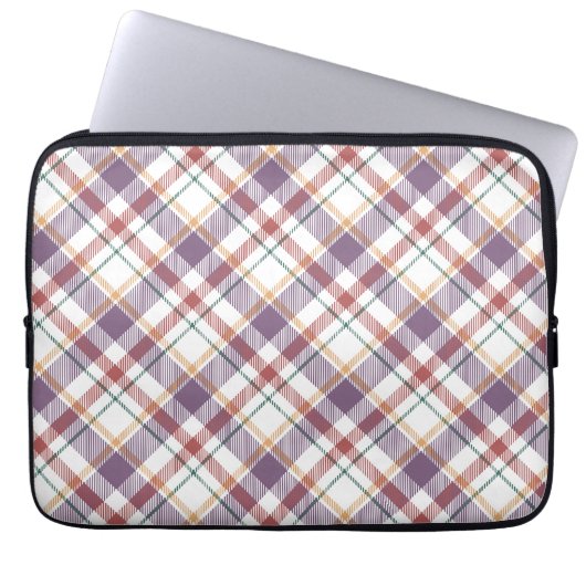 Klassisches Karomuster Laptopschutzhülle (Vorderseite)