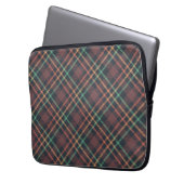 Klassisches Karomuster Laptopschutzhülle (Vorderseite Links)