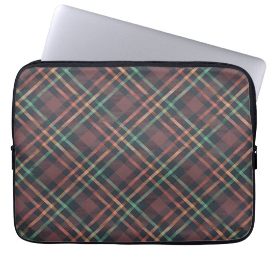 Klassisches Karomuster Laptopschutzhülle (Vorderseite)