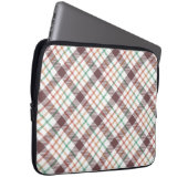 Klassisches Karomuster Laptopschutzhülle (Vorne Rechts)