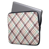 Klassisches Karomuster Laptopschutzhülle (Vorderseite Links)