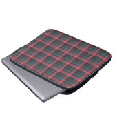 Klassisches Karomuster Laptopschutzhülle (Vorne Knopf)