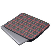 Klassisches Karomuster Laptopschutzhülle (Vorne Knopf)