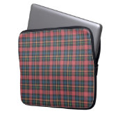 Klassisches Karomuster Laptopschutzhülle (Vorderseite Links)