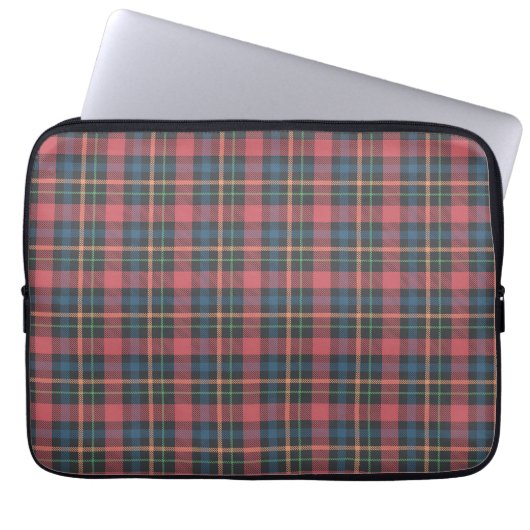 Klassisches Karomuster Laptopschutzhülle (Vorderseite)