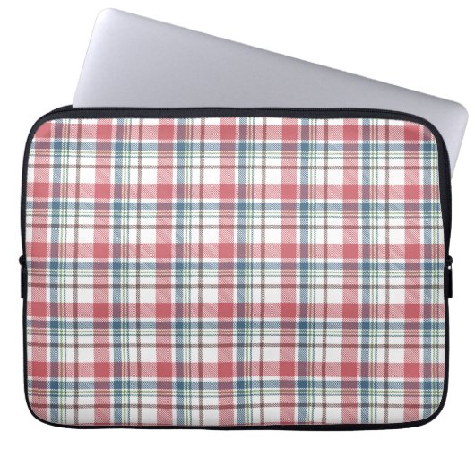 Klassisches Karomuster Laptopschutzhülle (Vorderseite)