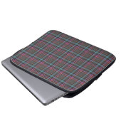 Klassisches Karomuster Laptopschutzhülle (Vorne Knopf)